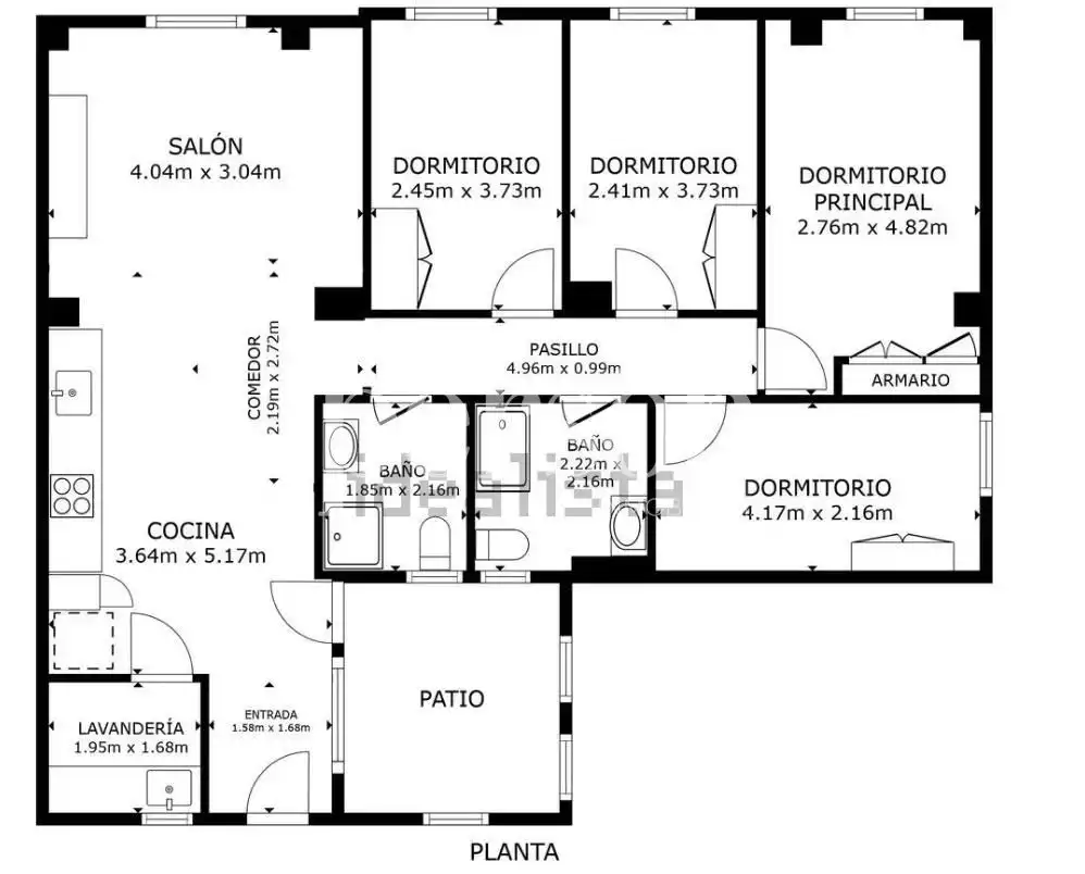 Flat for rent in El Cabanyal - El Canyamelar