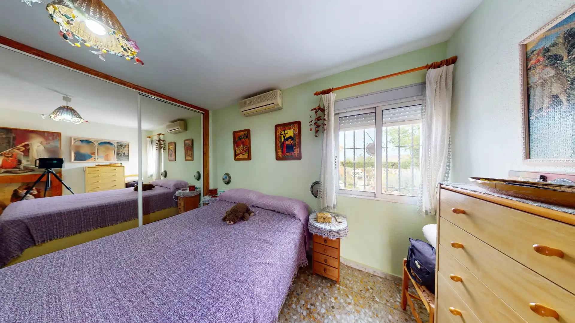 Bedroom of Houses for sale in Elche / Elx  with Air Conditioner, Heating and Private garden