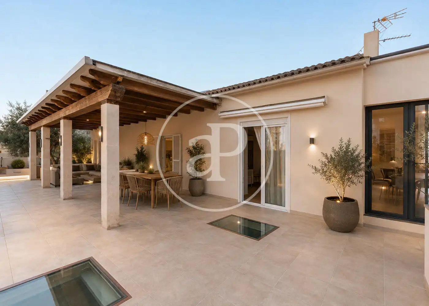 Terrassa de Casa o xalet en venda en  Palma de Mallorca amb Aire condicionat, Calefacció i Jardí privat