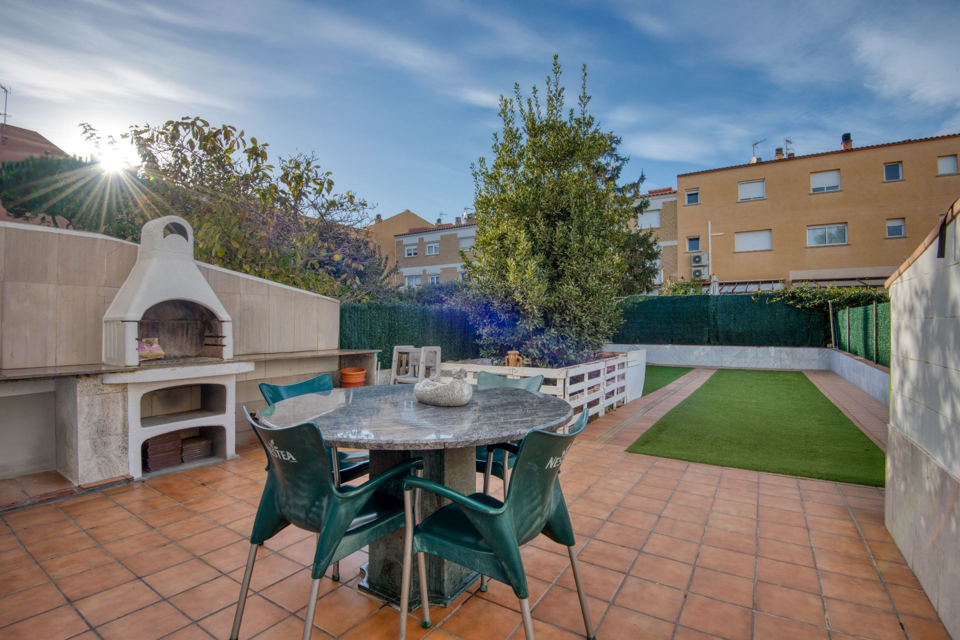 Garden of Single-family semi-detached for sale in Santa Cristina d'Aro  with Heating, Private garden and Terrace