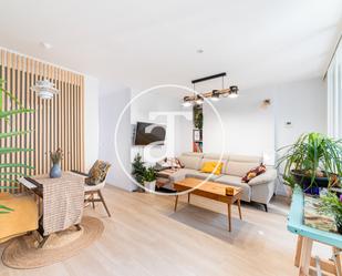 Living room of Flat to rent in  Madrid Capital  with Air Conditioner, Terrace and Balcony