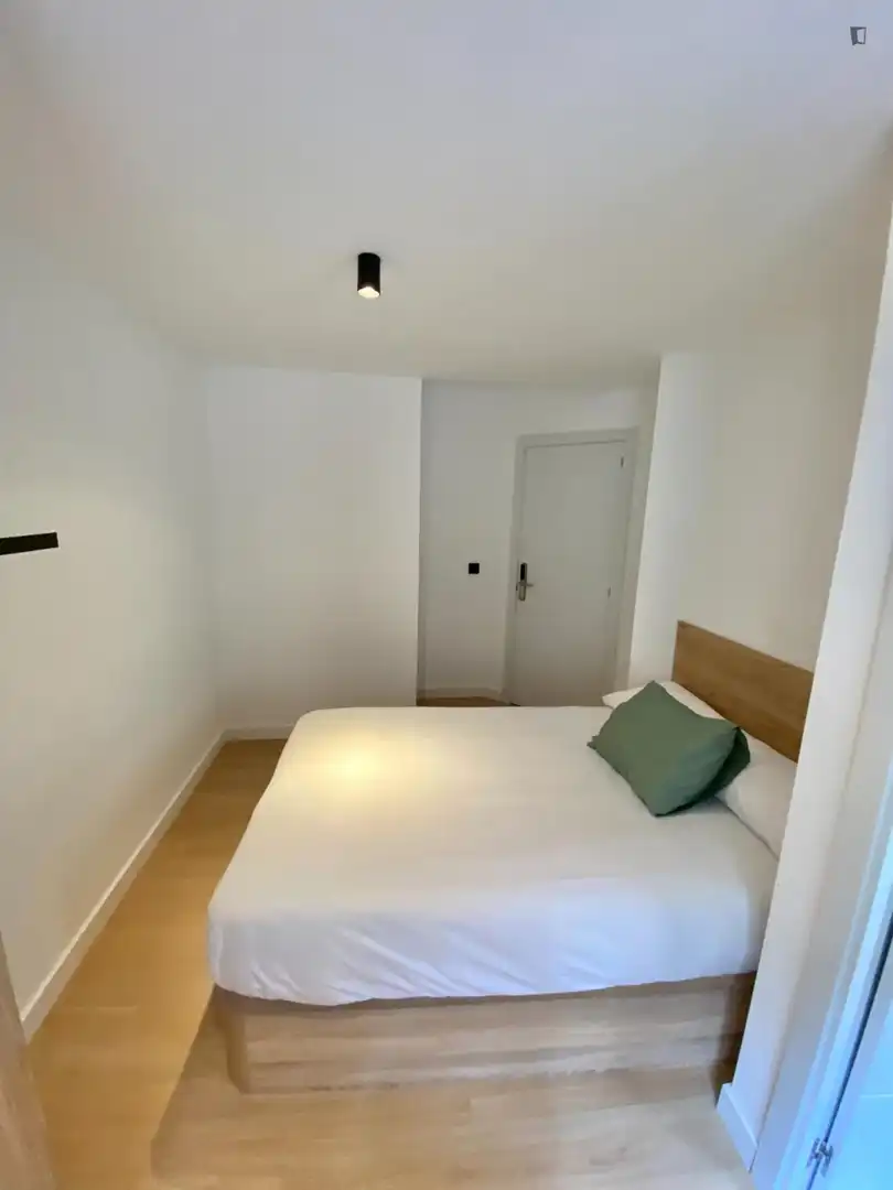 Dormitori de Apartament per a compartir en Madrid amb Calefacció, Moblat i Forn