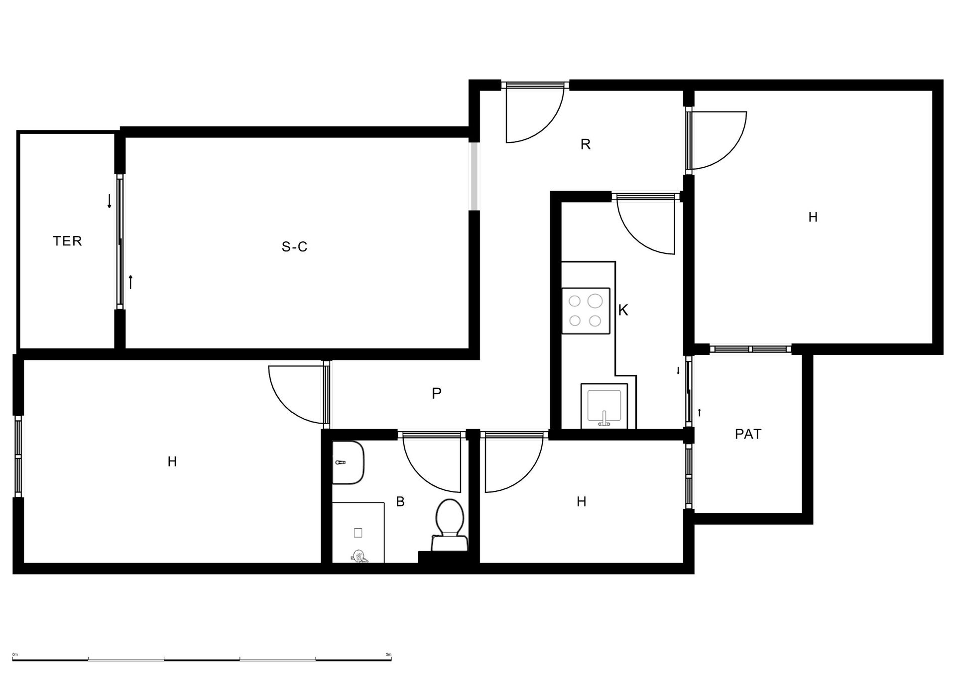 Piso de alquiler en Centro