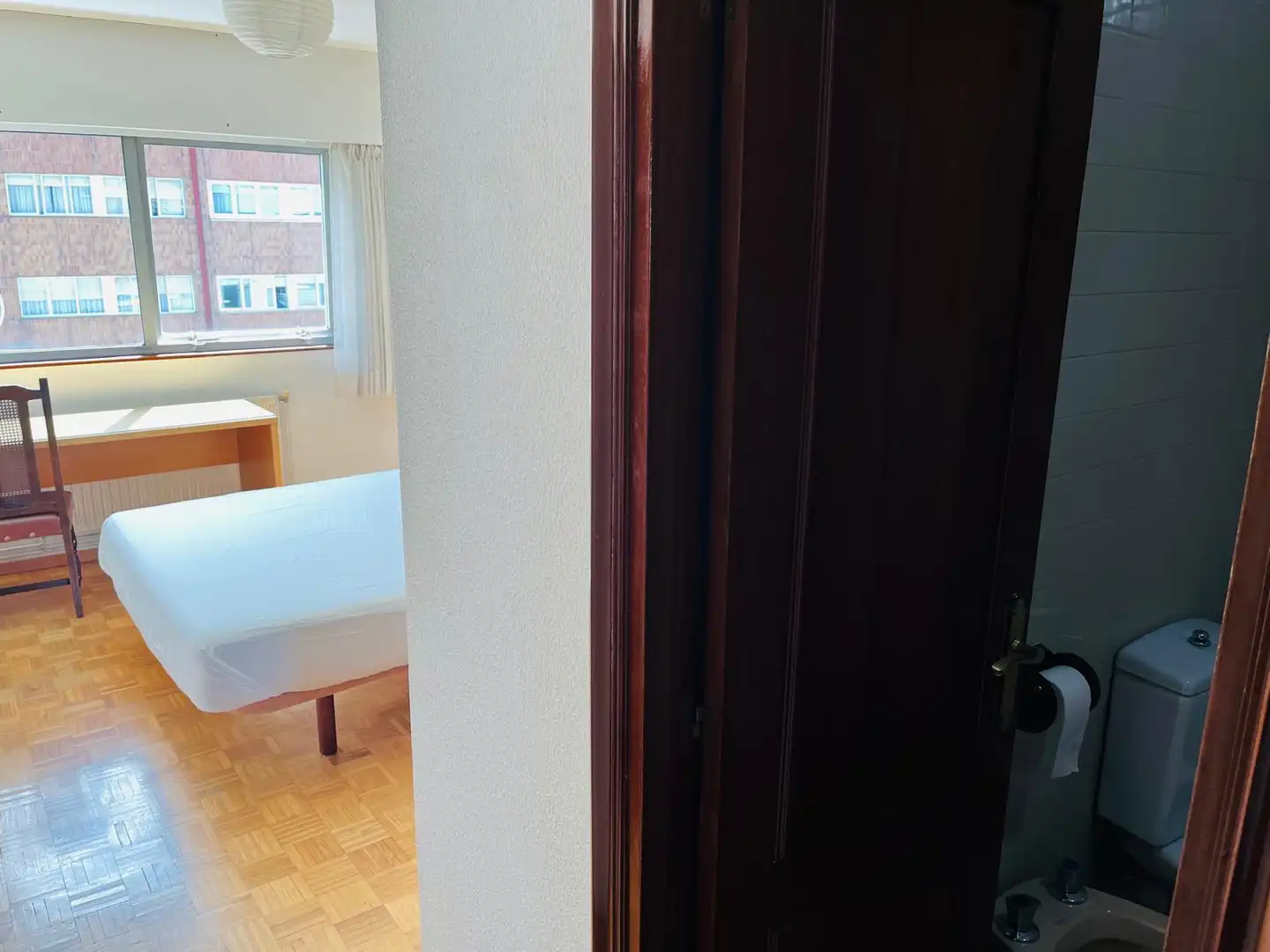 Bedroom of Flat for rent in A Coruña Capital   with Heating, Parquet flooring and Furnished