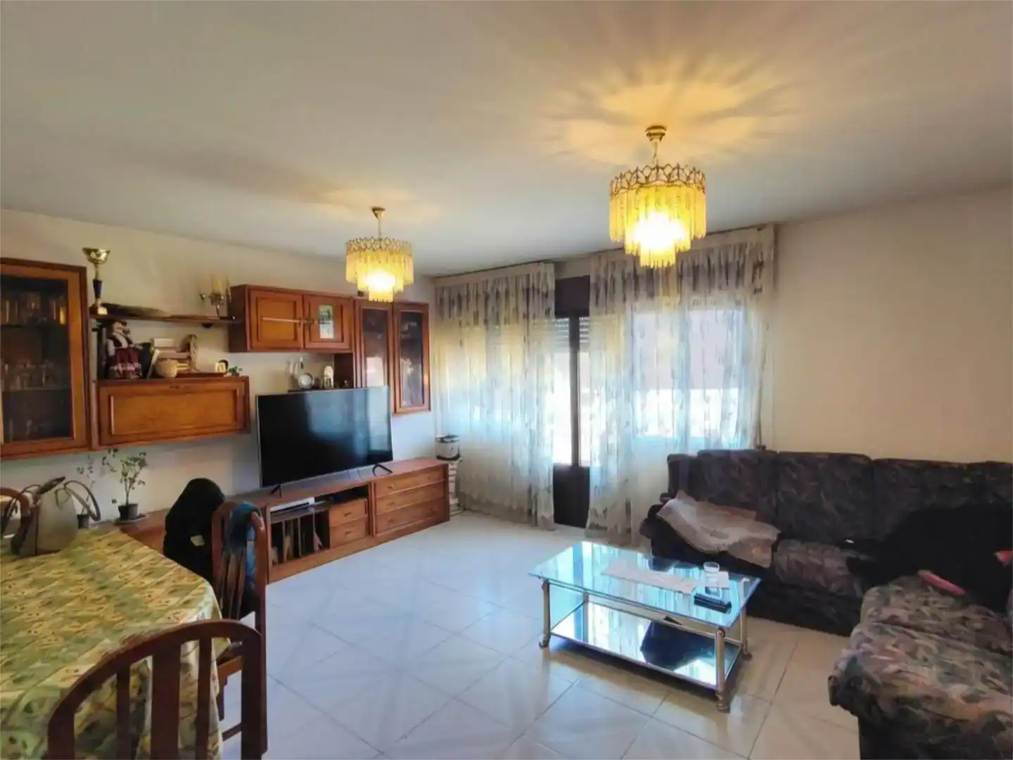 Wohnzimmer von Wohnung zum Verkauf in Muñoveros mit Abstellraum, Möbliert und Balkon