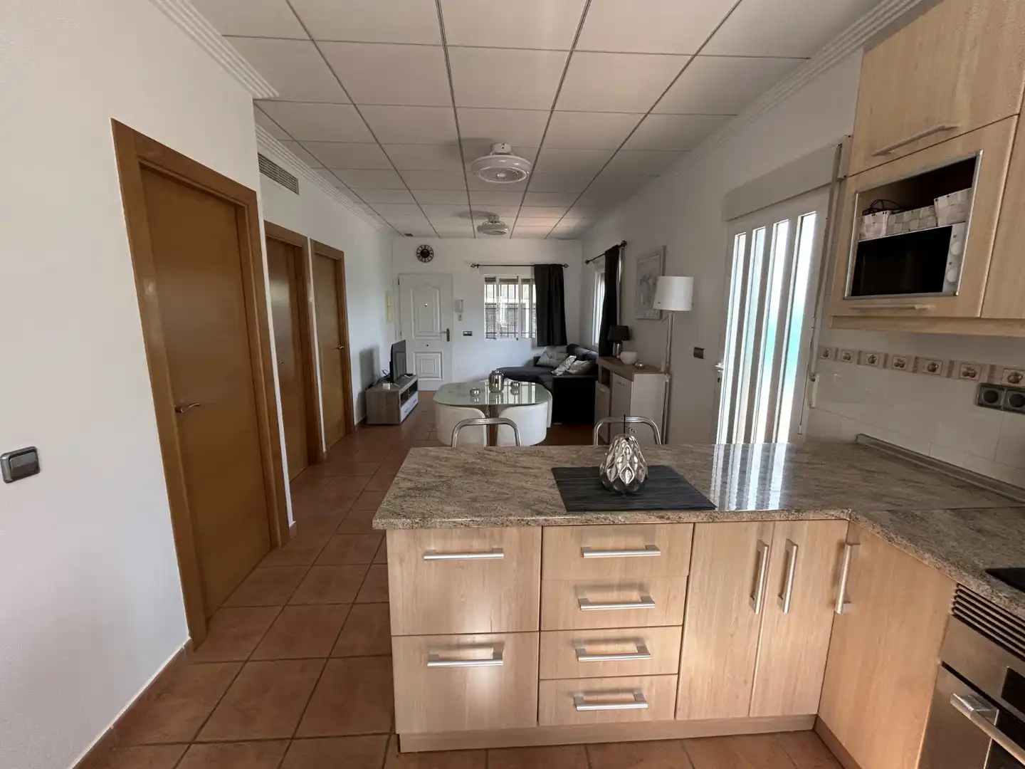 Cuina de Casa o xalet en venda en Cartagena amb Aire condicionat, Jardí privat i Terrassa