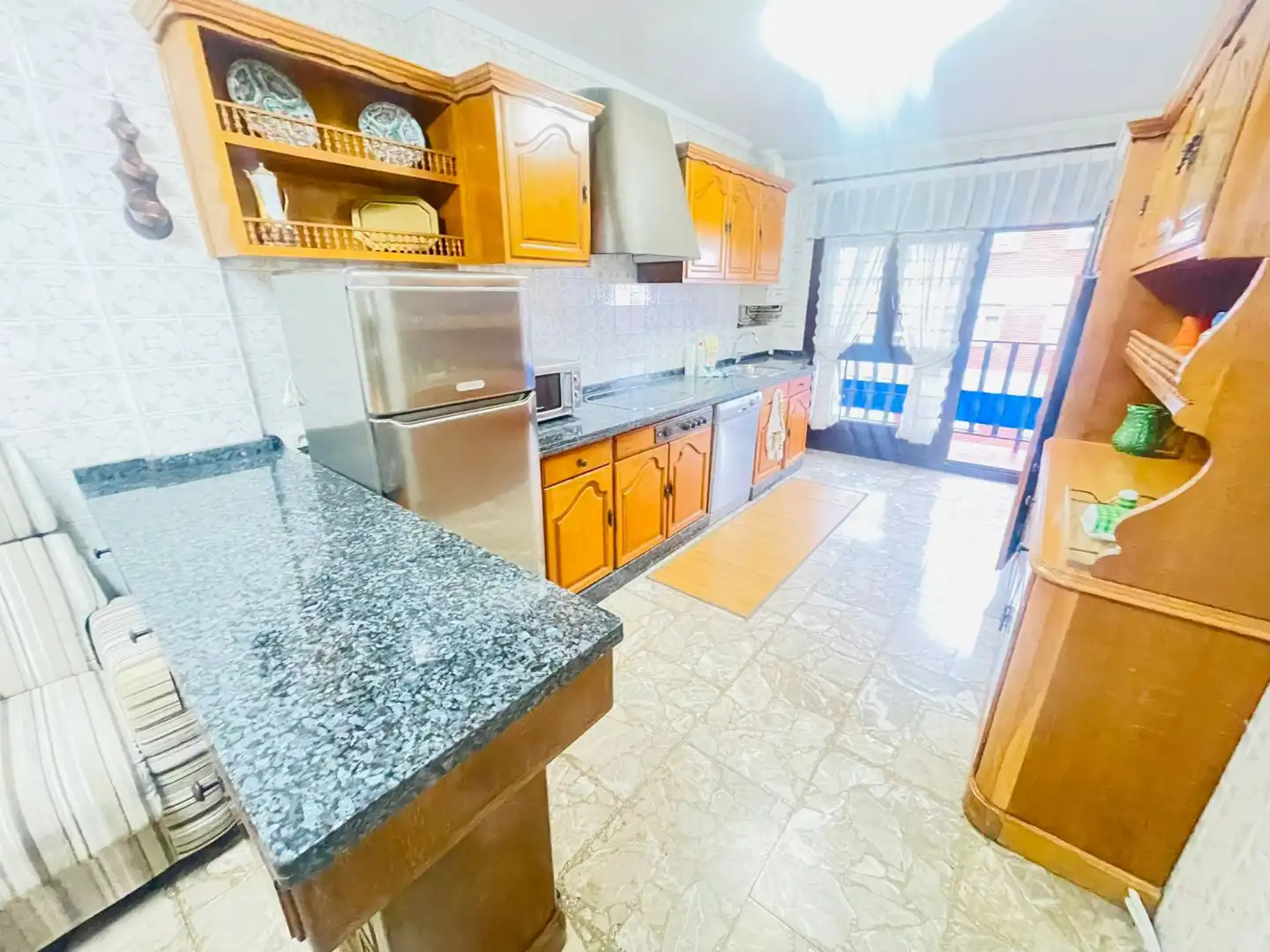 Kitchen of Flat for sale in Gijón   with Heating and Terrace