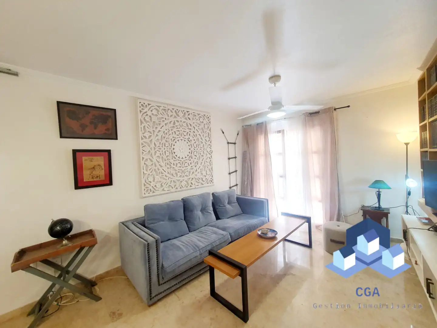 Sala de estar de Piso en venta en Lorca con Aire acondicionado, Calefacción y Amueblado
