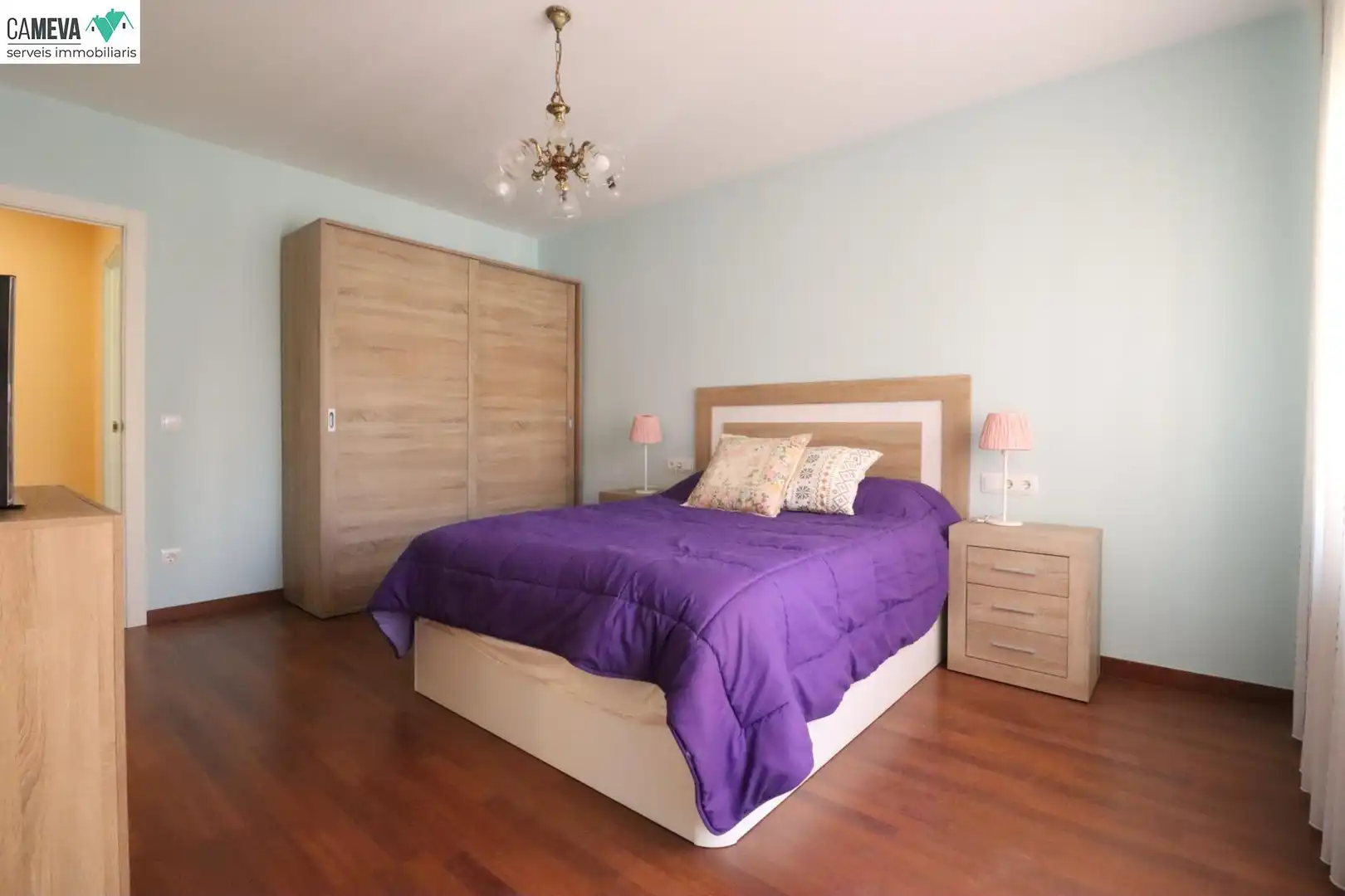 Bedroom of Flat for sale in Sabadell  with Heating, Parquet flooring and Terrace