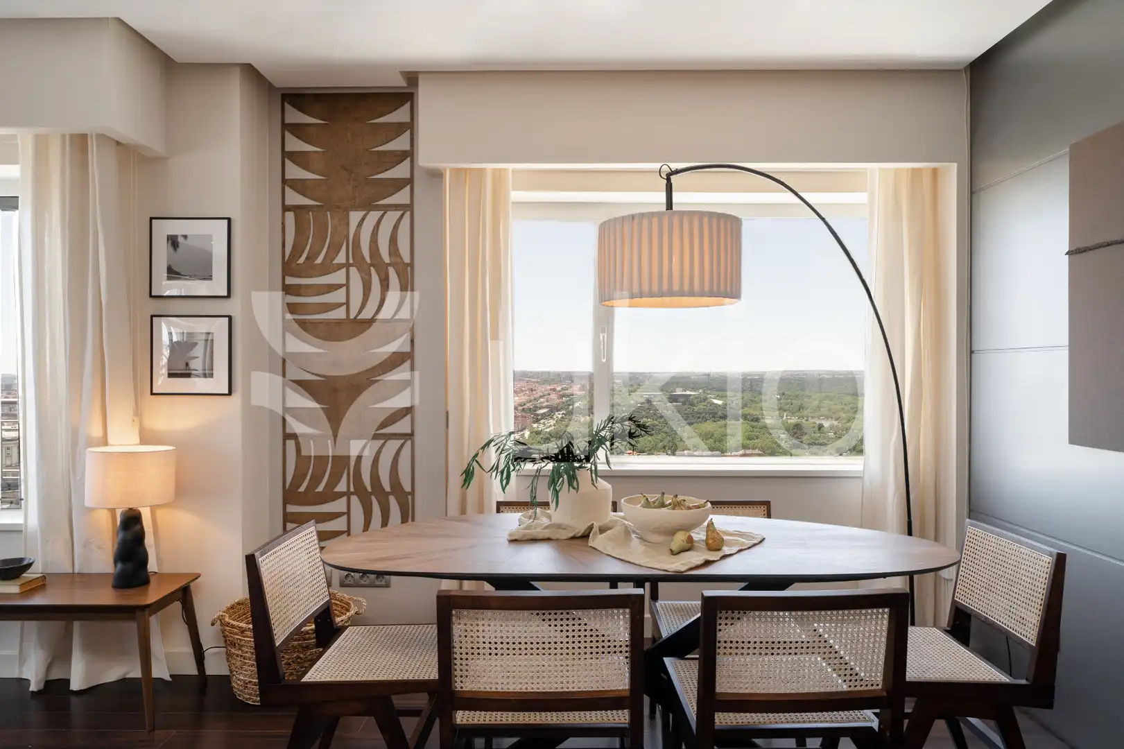 Dining room of Apartments for rent in Madrid  with Air Conditioner, Heating and Terrace