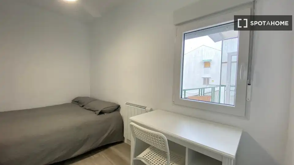 Habitación de Piso de alquiler en Madrid con Aire acondicionado, Calefacción y Amueblado