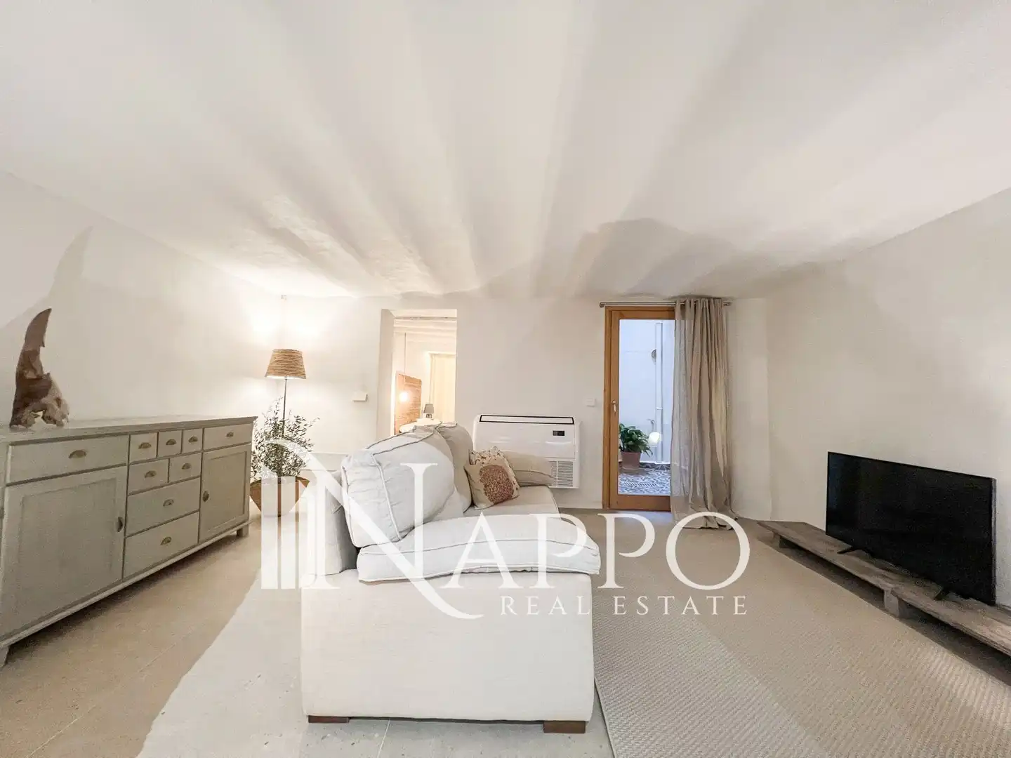 Sala d'estar de Pis de lloguer en  Palma de Mallorca amb Aire condicionat, Calefacció i Terrassa