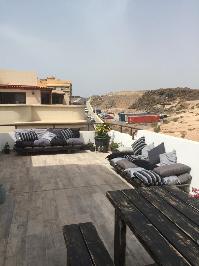 Terrace of Flat for sale in Granadilla de Abona  with Terrace, Furnished and Oven