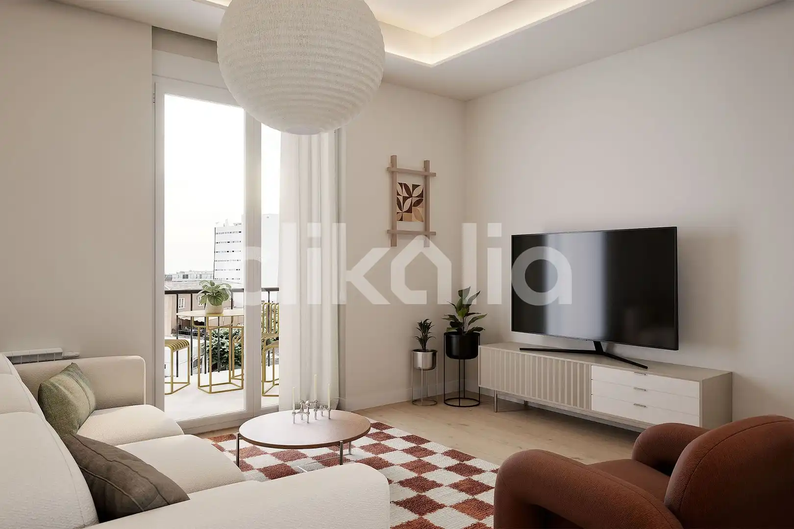 Sala d'estar de Pis en venda en Sevilla amb Aire condicionat, Calefacció i Terrassa
