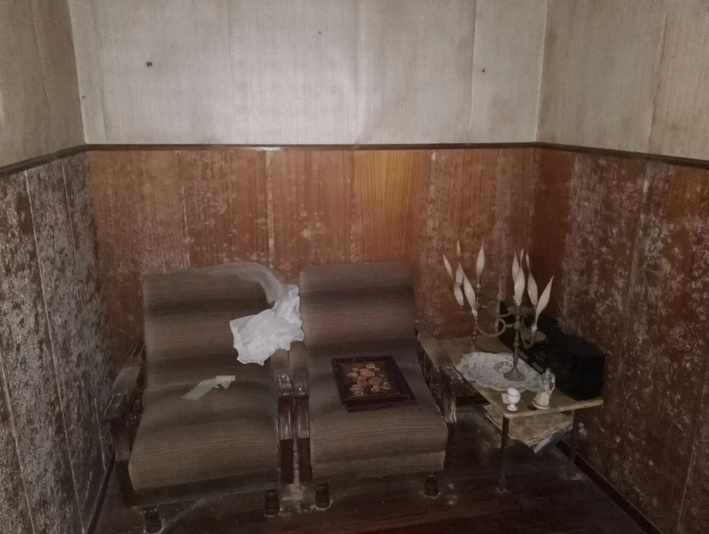 Sala de estar de Casa adosada en venta en Ribeira con Jardín privado, Terraza y Amueblado