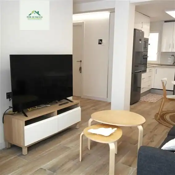 Sala de estar de Piso de alquiler en Huesca con Calefacción y Amueblado