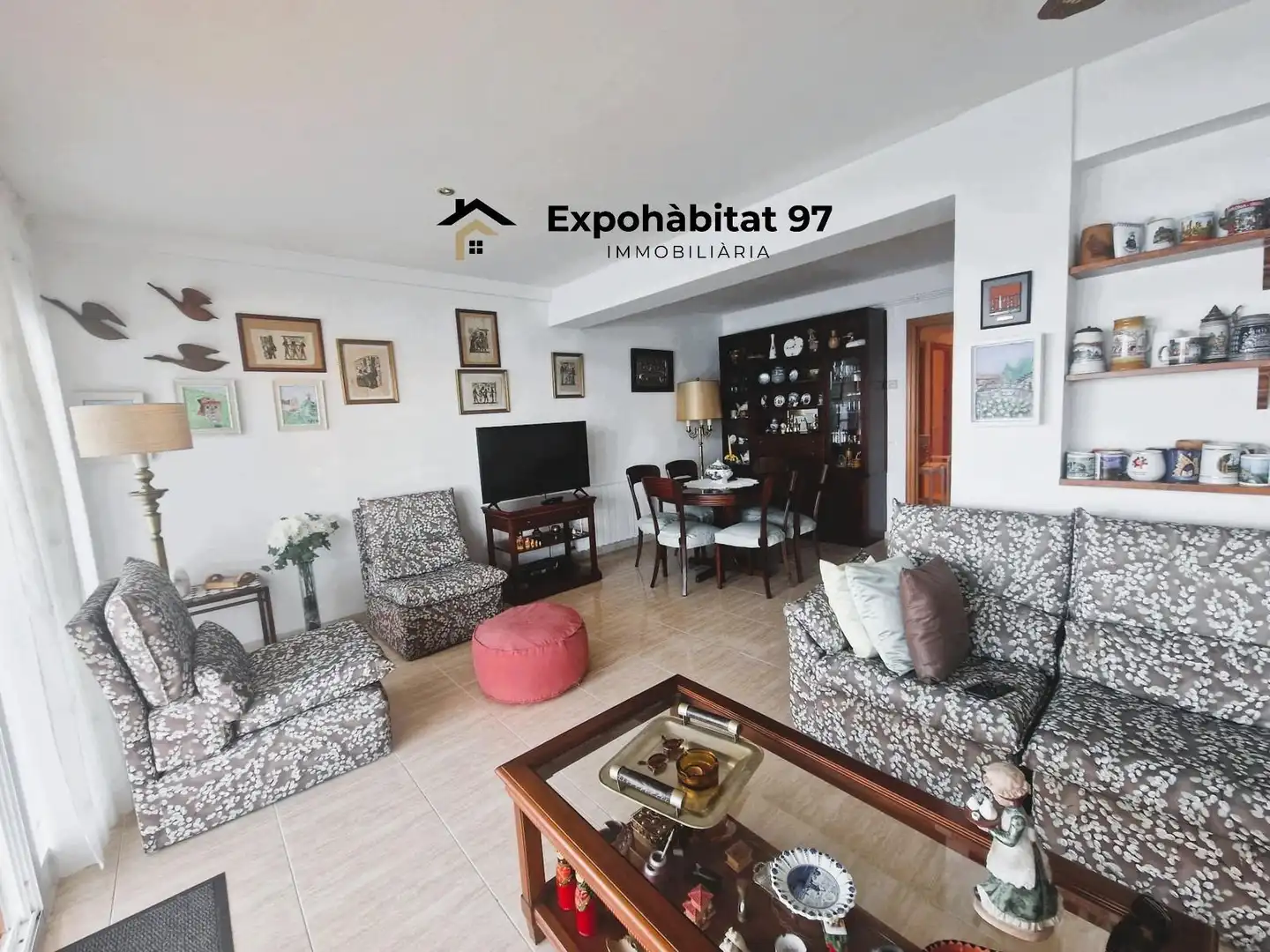 Sala de estar de Apartamento en venta en Salou con Calefacción, Terraza y Amueblado