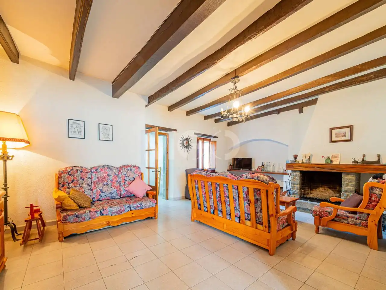 Sala de estar de Casa o chalet en venta en Rupit i Pruit con Calefacción y Terraza