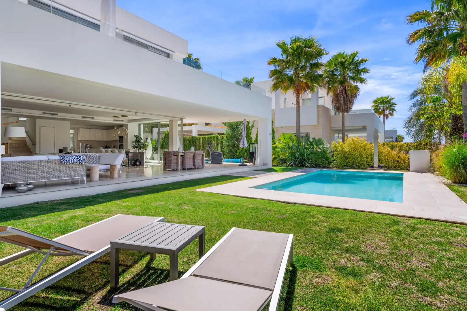 Jardín de Casa o chalet en venta en Marbella con Aire acondicionado, Jardín privado y Terraza