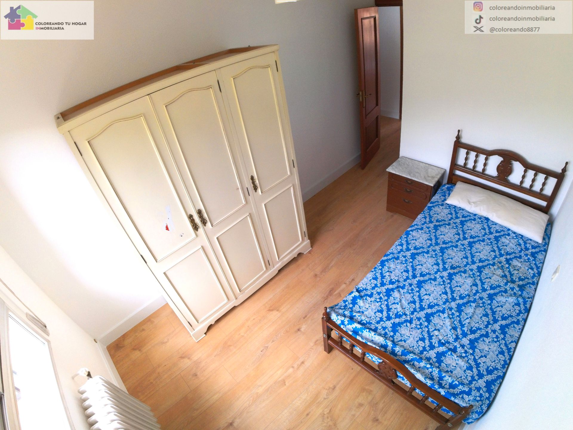 Bedroom of Flat for sale in Matallana de Torío  with Heating, Private garden and Parquet flooring