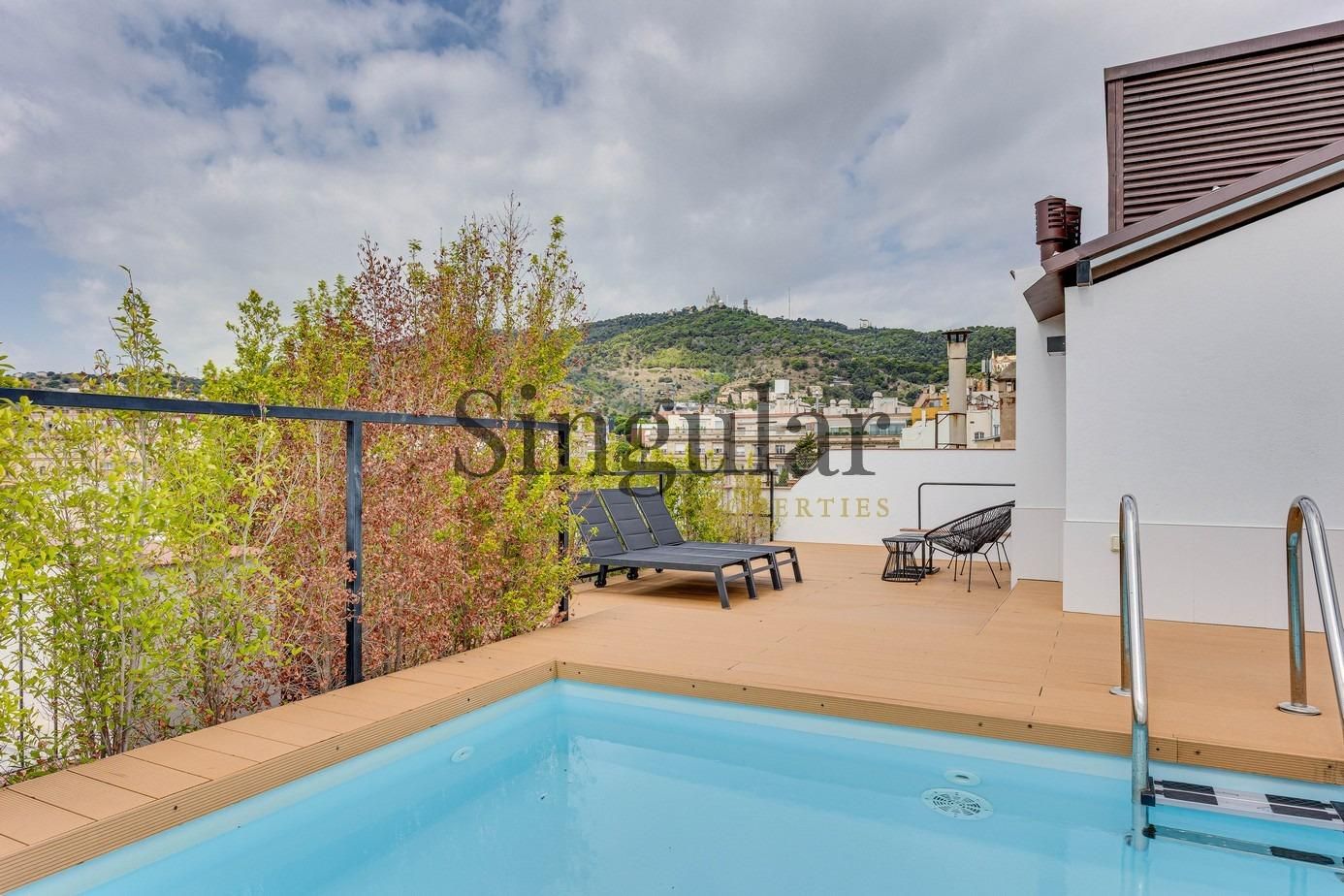 Vista exterior de Planta baja en venta en  Barcelona Capital con Terraza