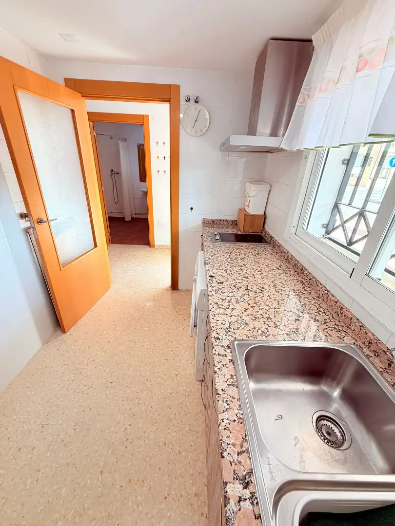 Kitchen of Flat for sale in Pizarra  with Air Conditioner, Terrace and Storage room