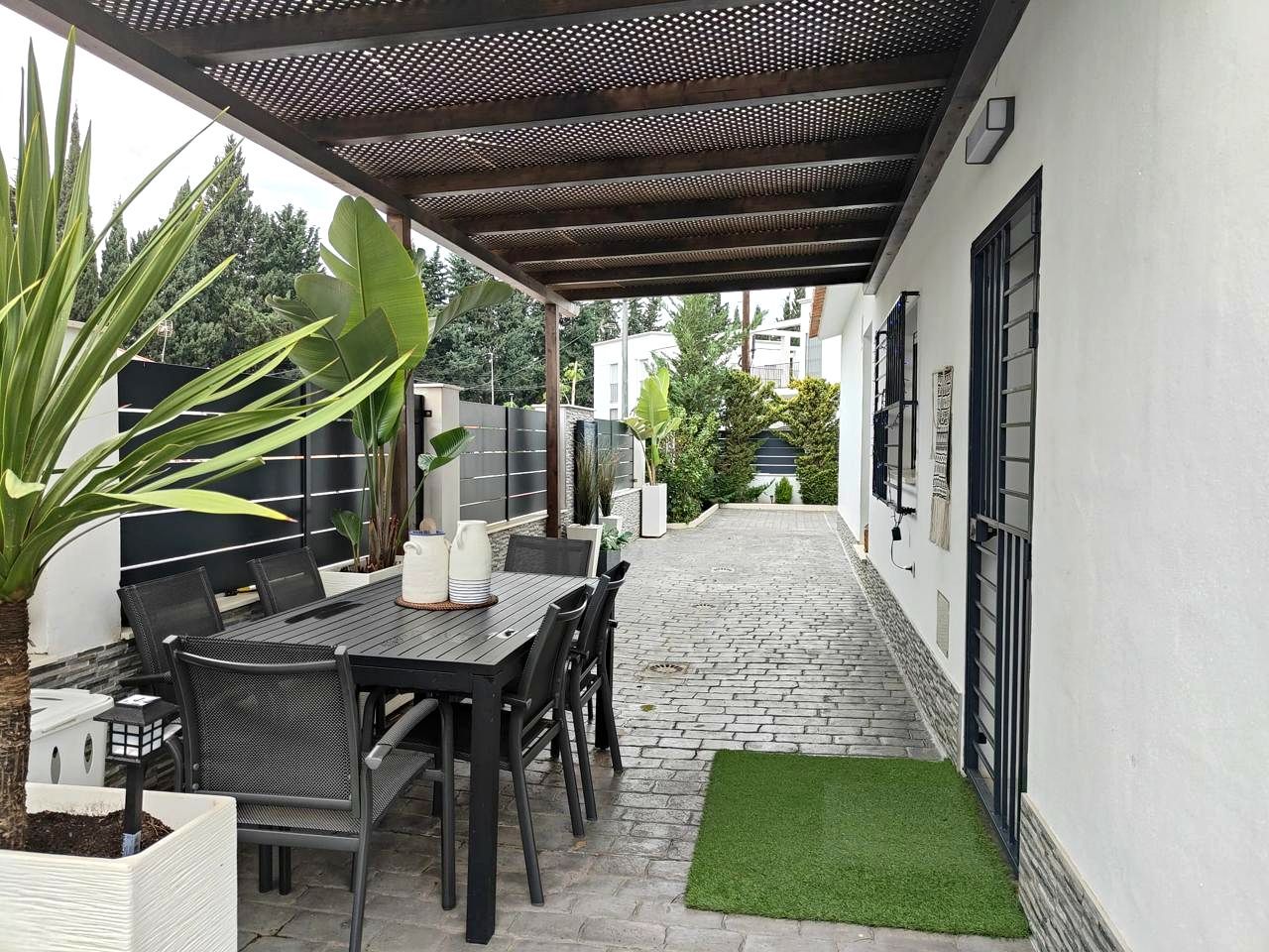 Terrassa de Casa o xalet de lloguer en Málaga Capital amb Aire condicionat, Jardí privat i Piscina