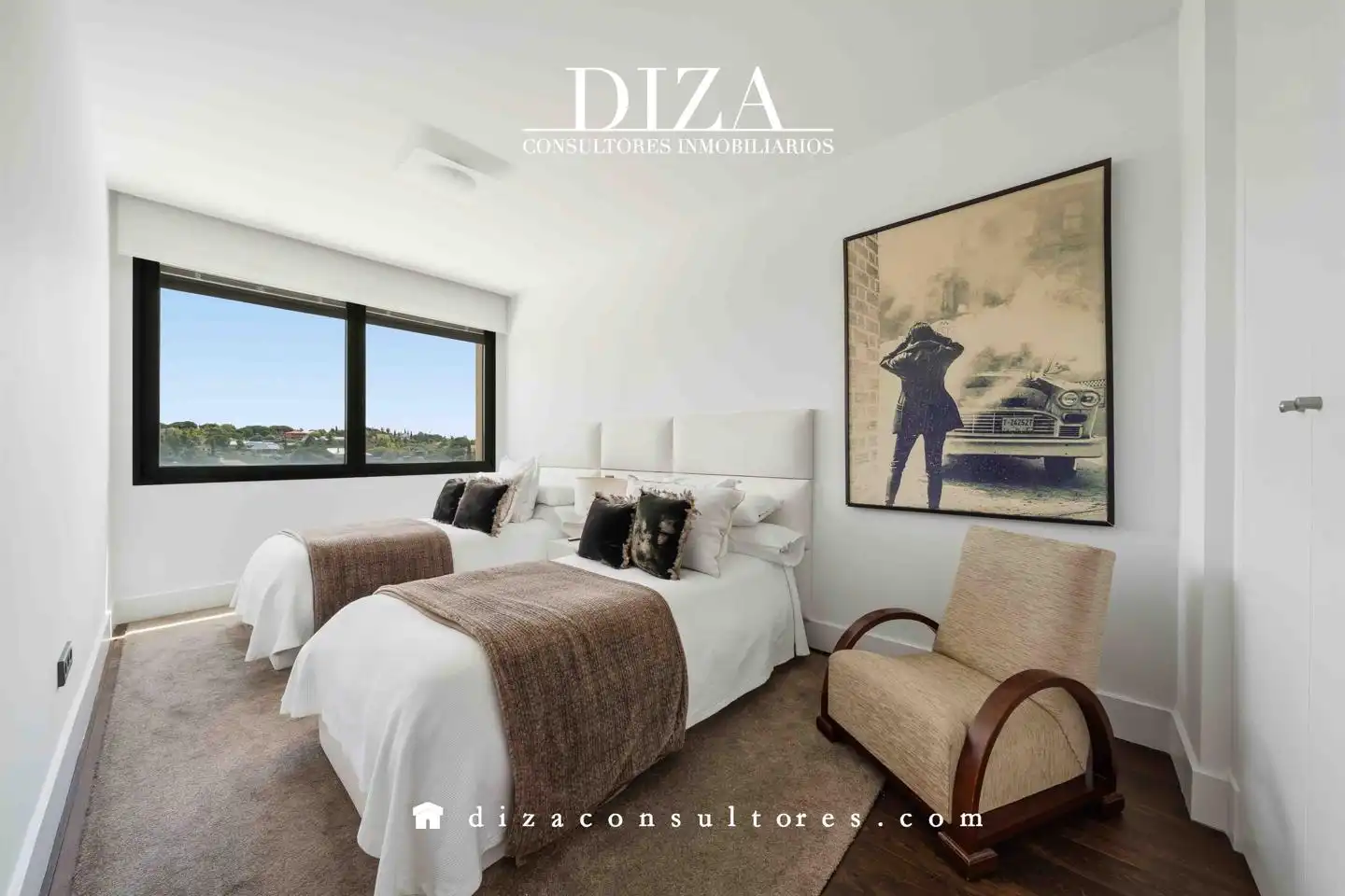 Habitación de Casa o chalet en venta en Boadilla del Monte con Aire acondicionado, Calefacción y Jardín privado