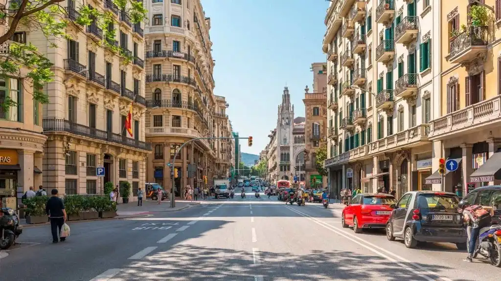Vista exterior de Pis en venda en Barcelona amb Aire condicionat, Calefacció i Moblat