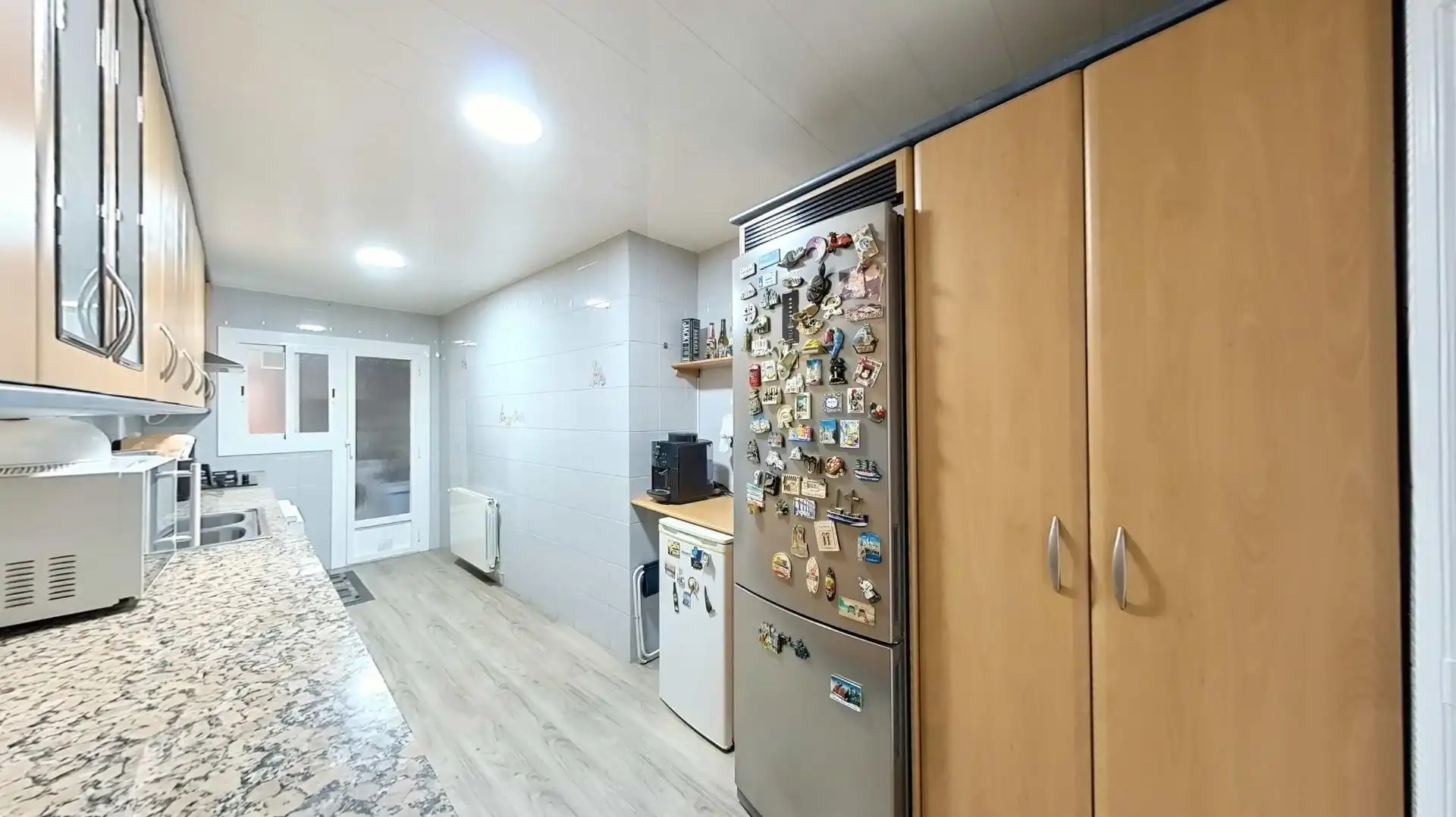 Cocina de Planta baja en venta en Santa Coloma de Gramenet con Aire acondicionado, Calefacción y Terraza
