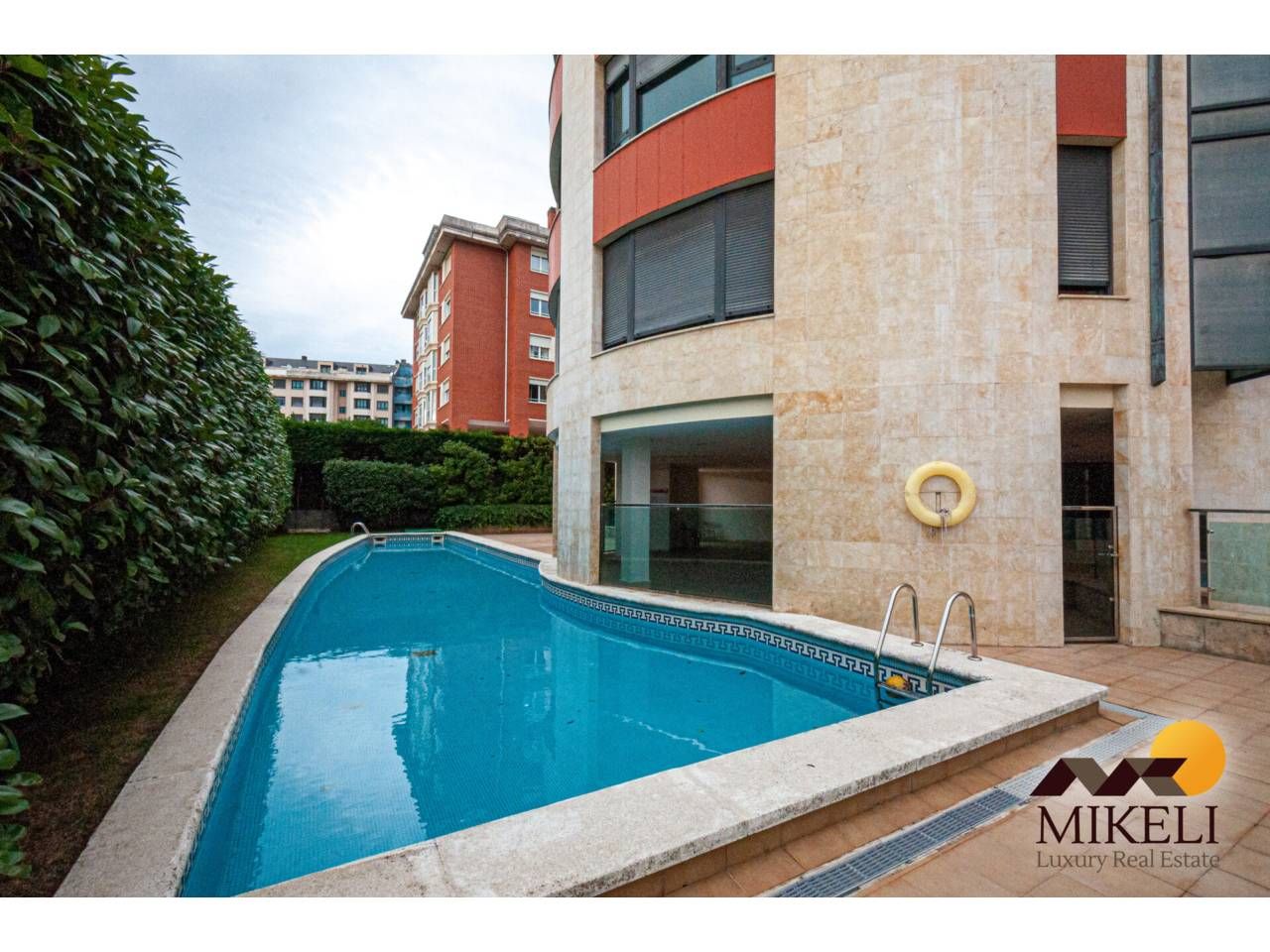 Swimming pool of Flat for rent in Santander  with Heating, Parquet flooring and Furnished