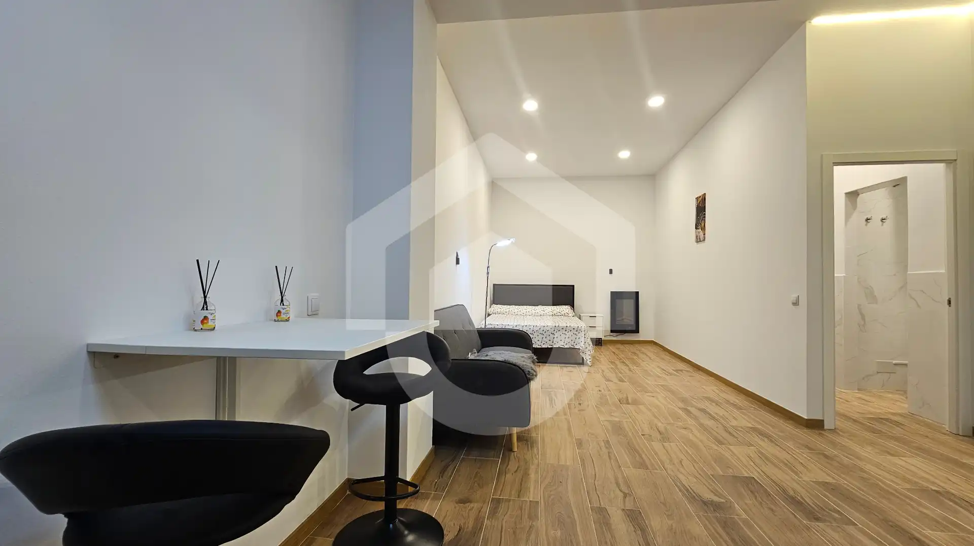 Sala de estar de Loft en venta en Barcelona con Amueblado