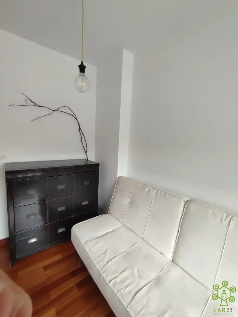 Living room of Flat for rent in Oleiros  with Heating, Parquet flooring and Furnished
