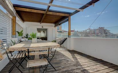 Terrasse von Dachboden zum verkauf in Alicante / Alacant mit Klimaanlage, Terrasse und Balkon