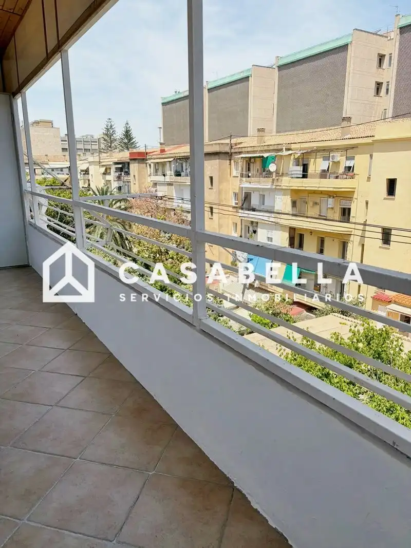 Terraza de Piso de alquiler en Valencia con Aire acondicionado, Calefacción y Terraza