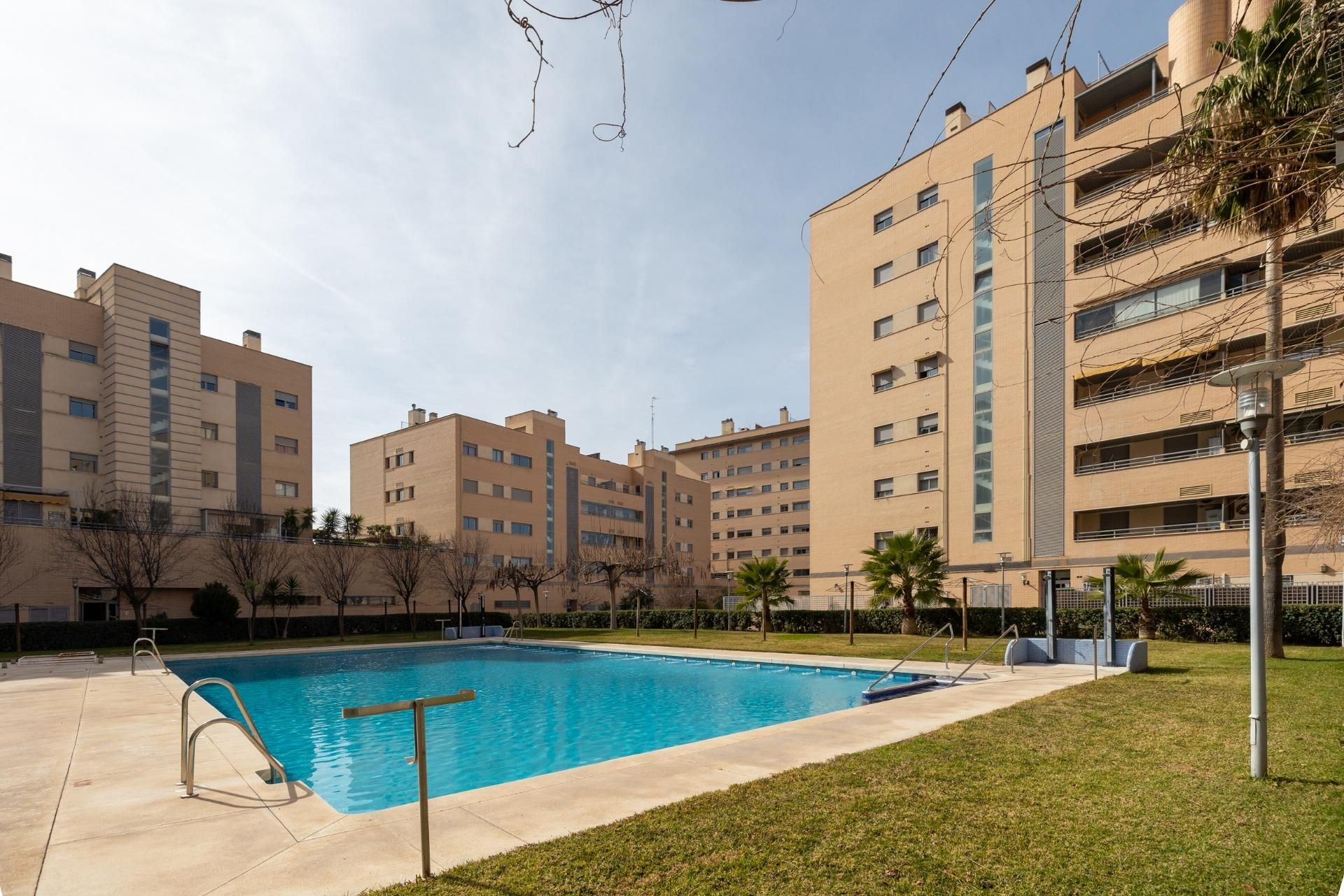 Swimming pool of Flat for sale in  Granada Capital  with Heating, Private garden and Terrace