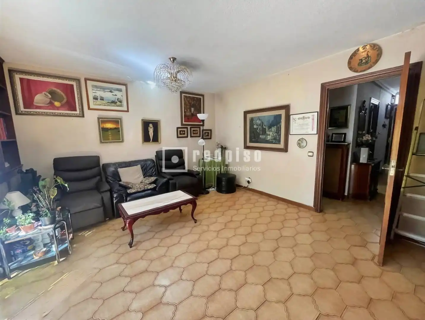 Sala d'estar de Casa o xalet en venda en Madrid amb Aire condicionat, Calefacció i Terrassa