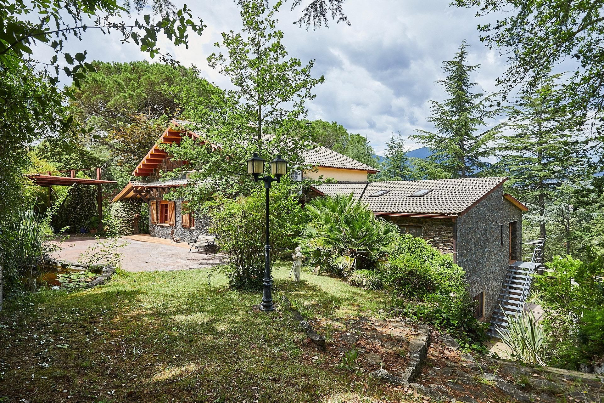 Exterior view of House or chalet for sale in Sant Celoni  with Air Conditioner, Heating and Private garden