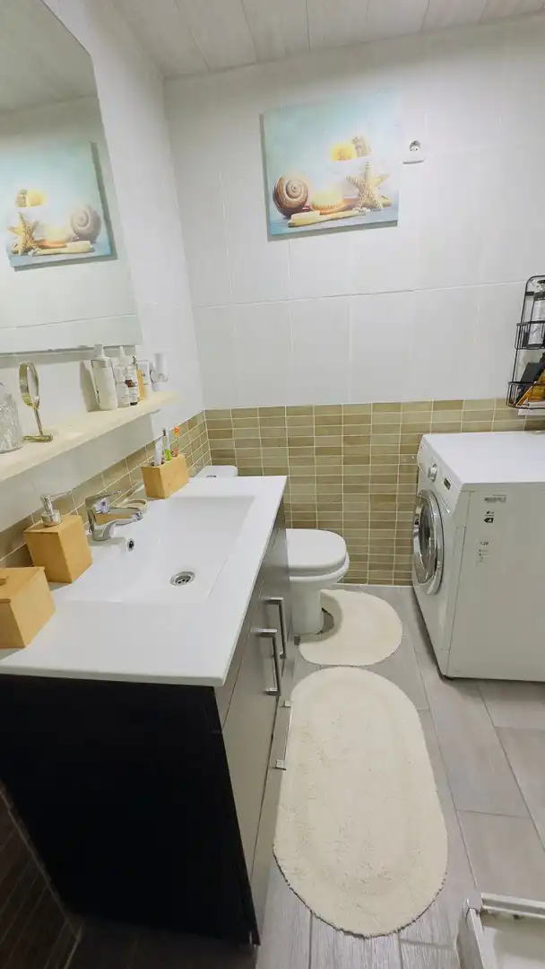 Bany de Apartament en venda en Calpe / Calp amb Aire condicionat, Terrassa i Piscina comunitària