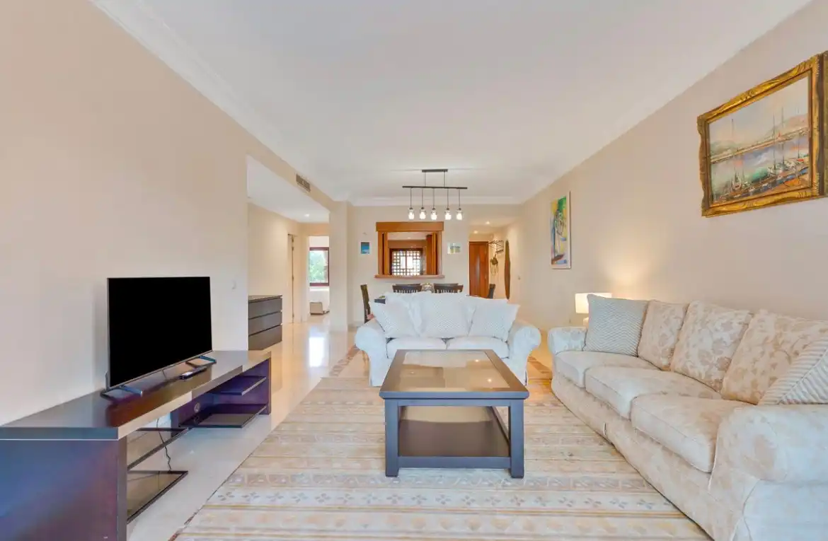 Living room of Attic for sale in Marbella  with Air Conditioner, Terrace and Storage room