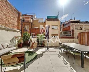 Terrace of Flat to rent in  Barcelona Capital  with Terrace, Furnished and Oven