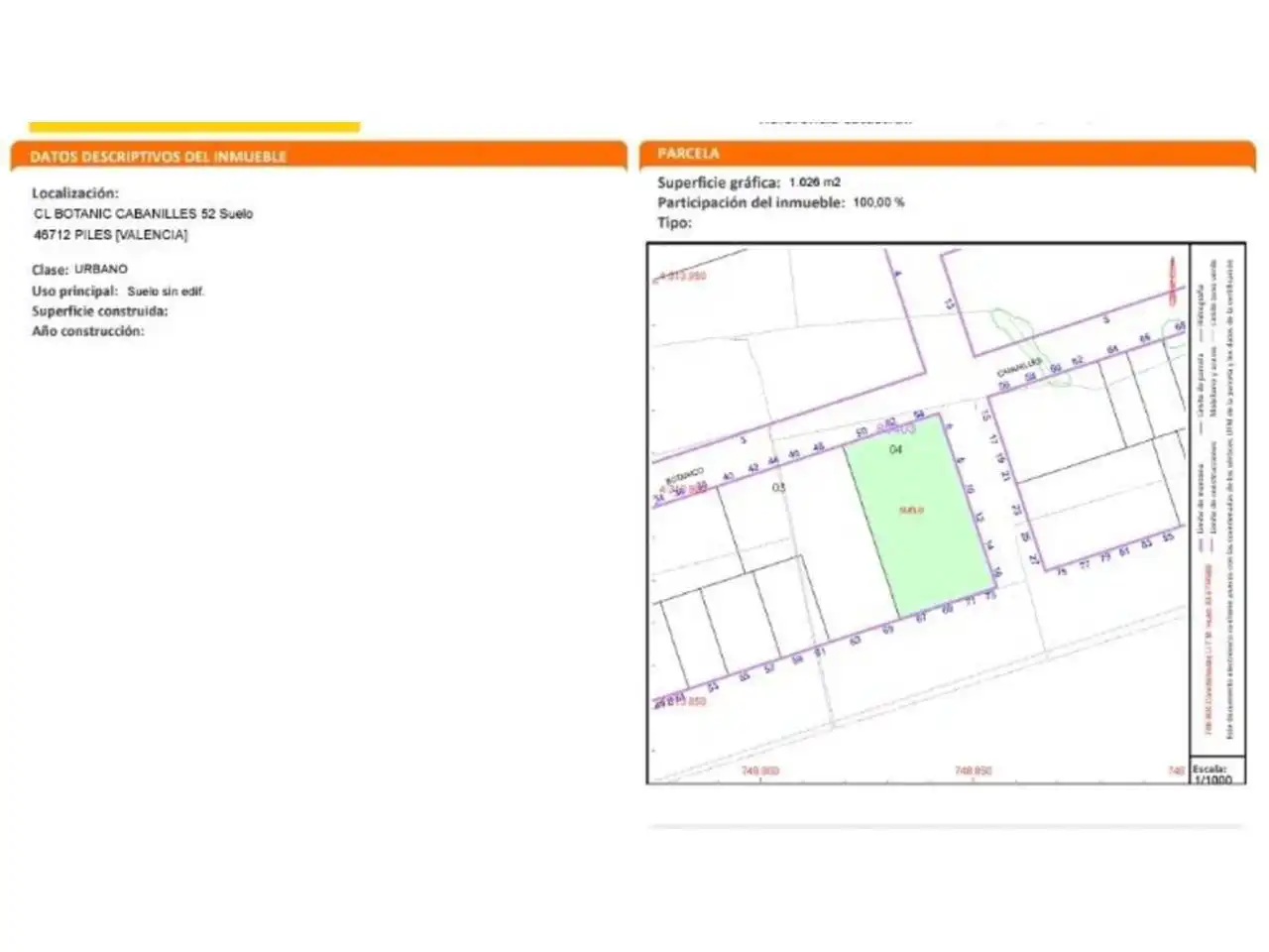 Residential land for sale in Calle Botánico Cabanilles, imagen 2