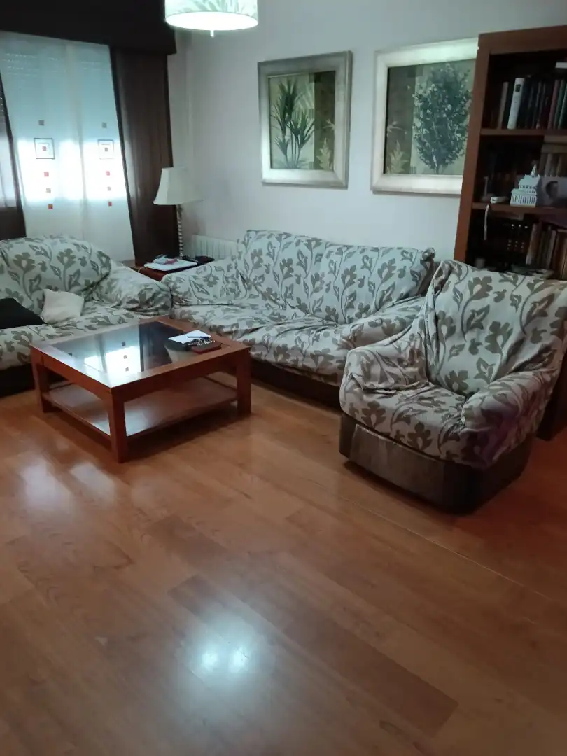 Sala d'estar de Casa adosada en venda en Fuente Álamo de Murcia amb Aire condicionat, Terrassa i Balcó