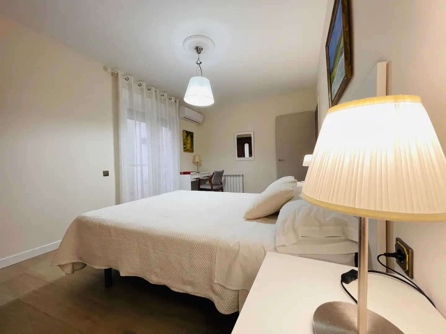 Bedroom of Flat for sale in La Guardia  with Air Conditioner, Heating and Furnished