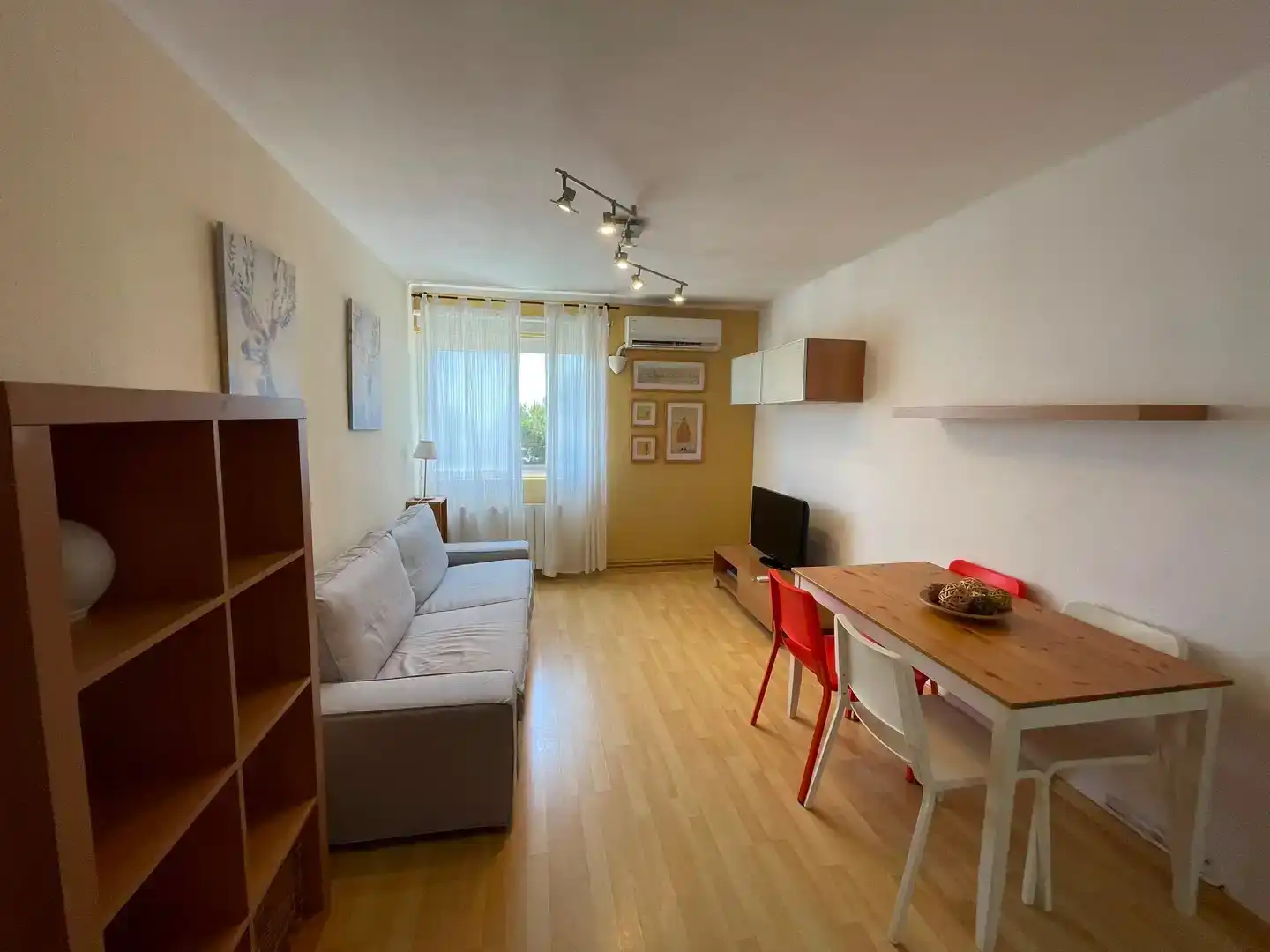 Sala d'estar de Pis en venda en  Barcelona Capital amb Aire condicionat