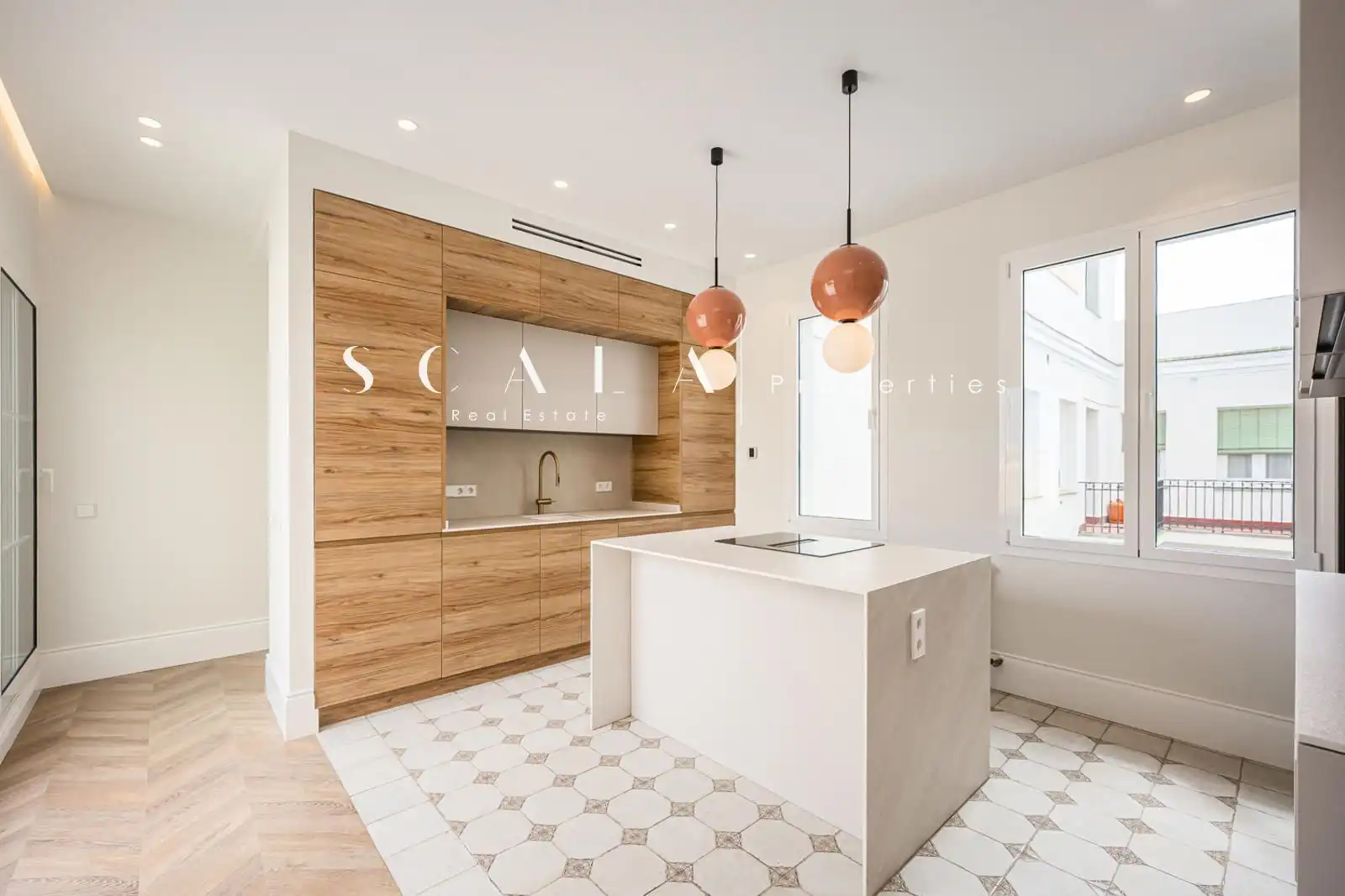 Kitchen of Attic for rent in Madrid  with Air Conditioner, Heating and Terrace