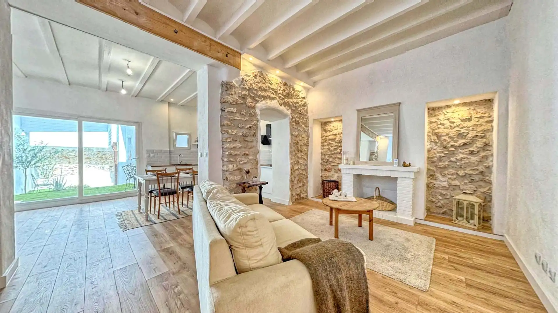 Sala de estar de Finca rústica en venta en Ondara con Aire acondicionado, Calefacción y Terraza