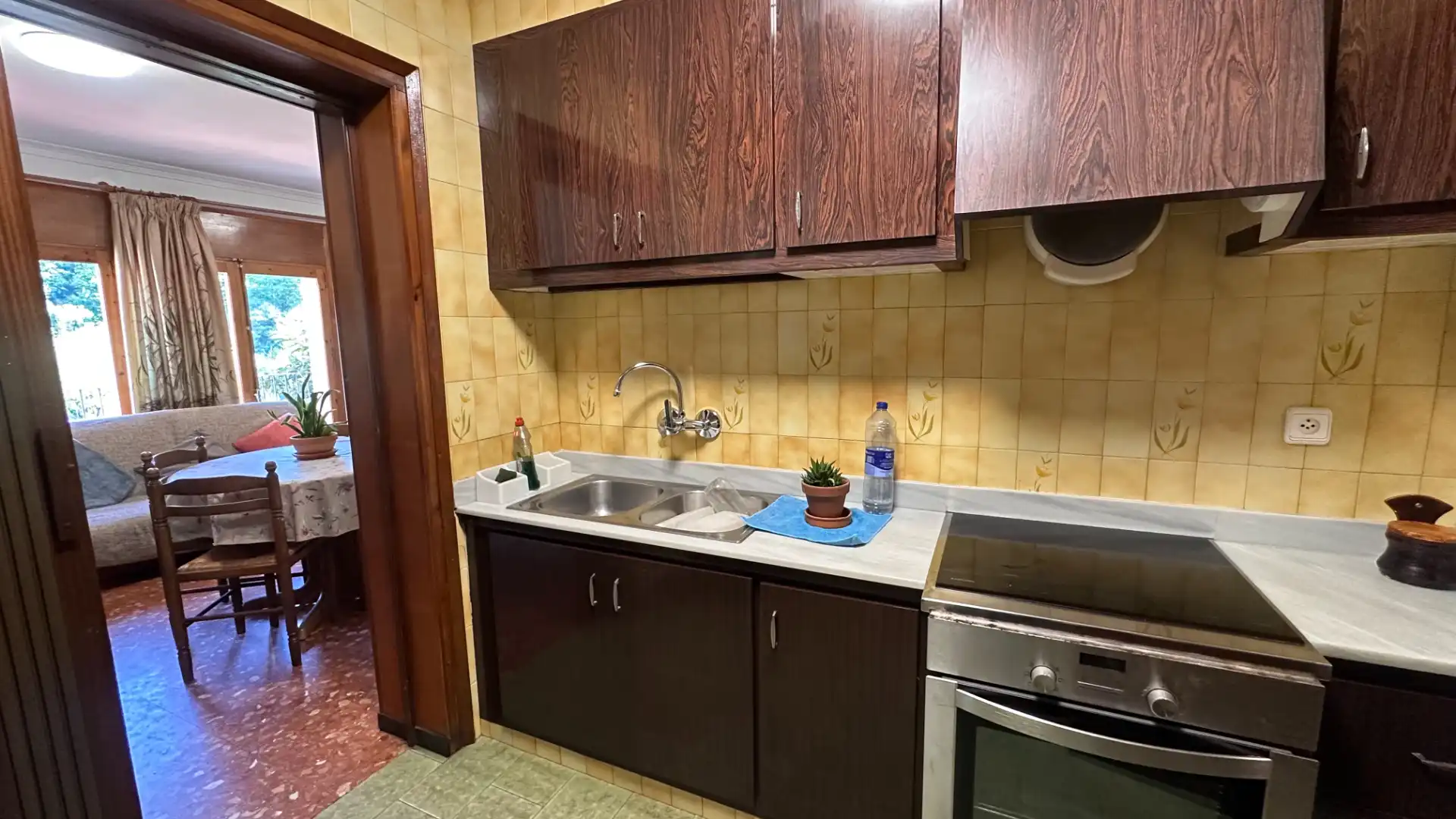 Cocina de Casa adosada en venta en Castellfollit de la Roca con Calefacción, Jardín privado y Terraza
