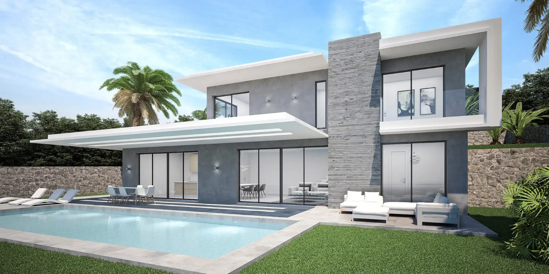 Exterior view of Houses for sale in Jávea / Xàbia  with Air Conditioner, Heating and Private garden