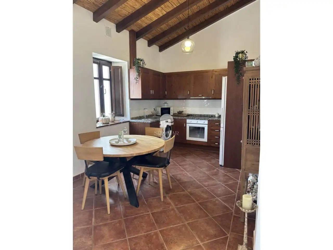 Cuina de Finca rústica de lloguer en Vélez-Málaga amb Aire condicionat, Terrassa i Moblat